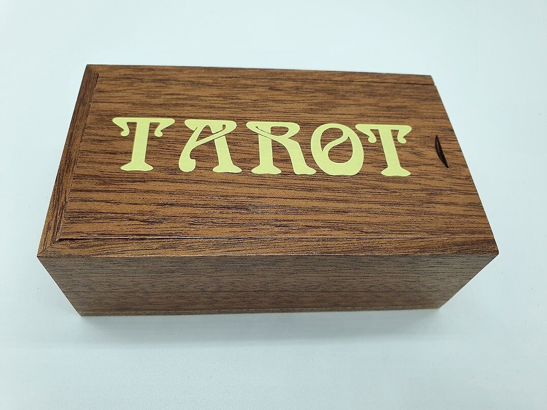 Wooden card box - Tarot