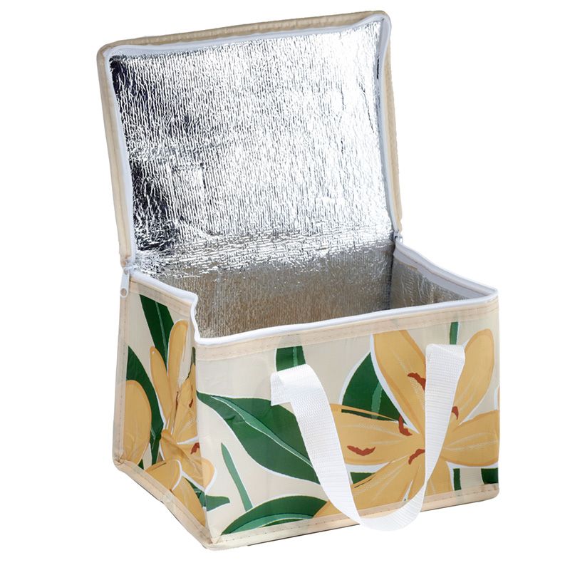 Sac Pique-nique Isotherme en Plastique Recyclé - Florens Hesperantha - Fleurs Lis des Cafres