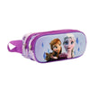 Plumier Doble Frozen 3D - Anna y Elsa